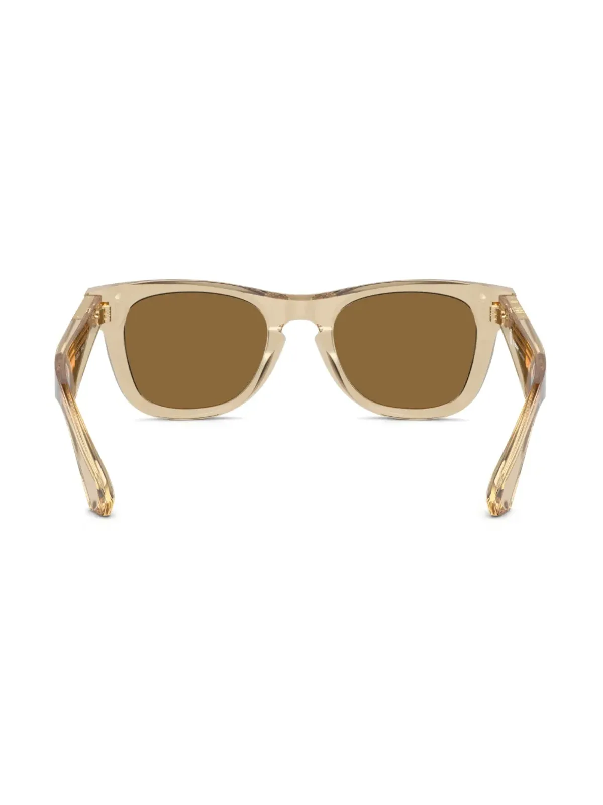 Burberry Eyewear transparent-design square-frame sunglasses - Neutrals - 画像4