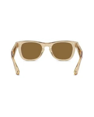 Burberry Eyewear transparent-design square-frame sunglasses - Neutrals - サムネイル4