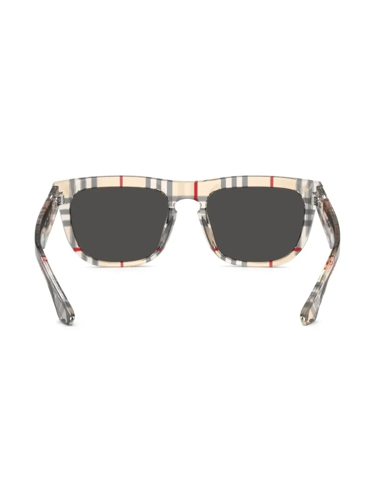 Burberry Eyewear ビンテージ チェック柄スクエアフレーム サングラス - ブラウン - 画像4