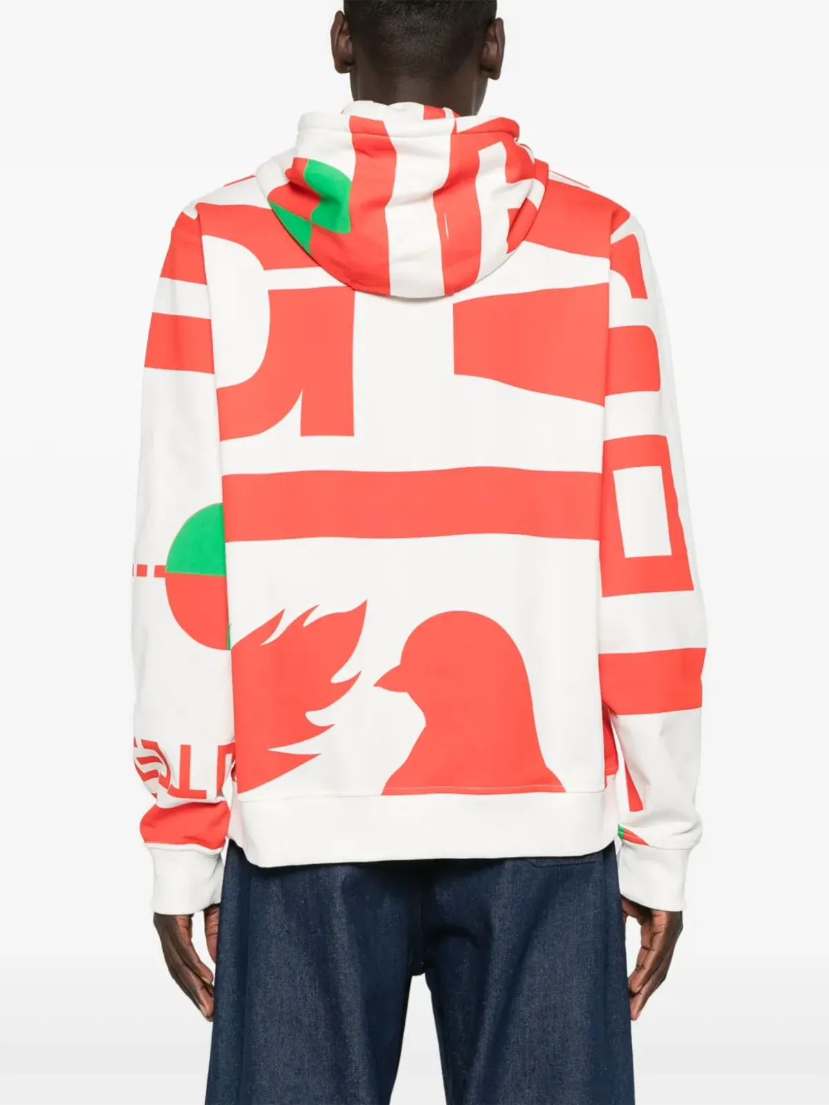 Walter Van Beirendonck Dawleetoo コットンフード付きパーカー - White - 画像4