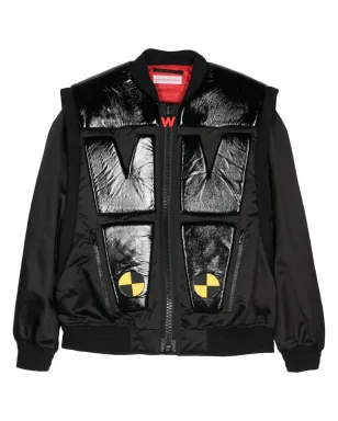 Walter Van Beirendonck Crash padded bomber jacket - Black - サムネイル1