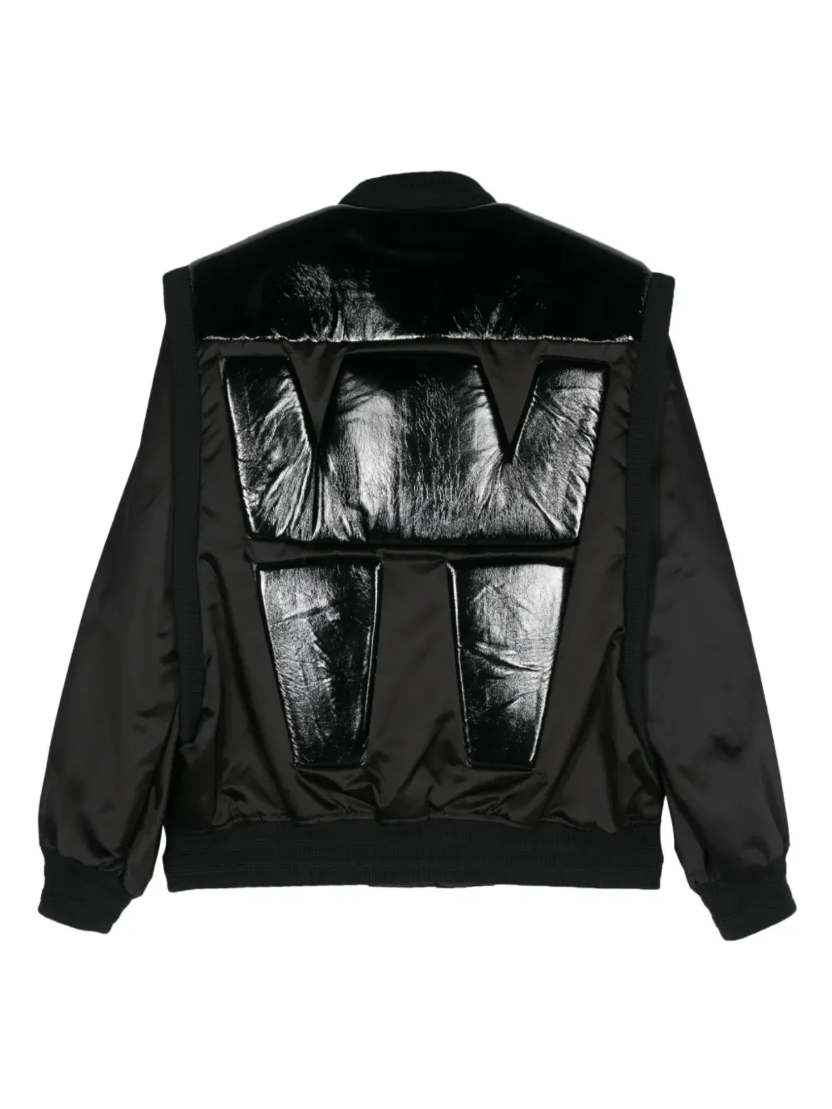 Walter Van Beirendonck Crash padded bomber jacket - Black - 画像2