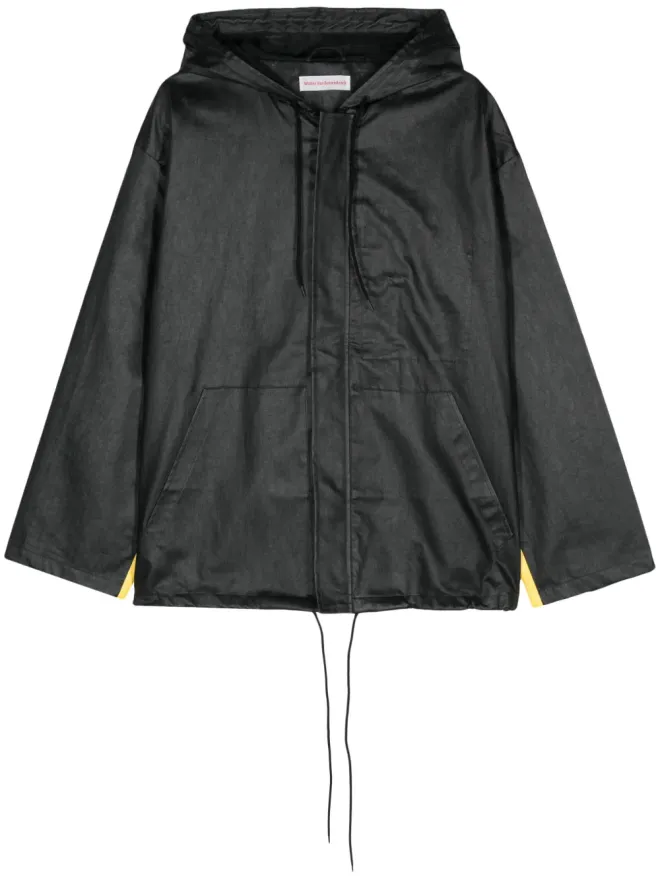 Walter Van Beirendonck Walter Van Beirendonck ストップロゴプリント フード付きジャケットの商品画像