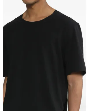 Post Archive Faction ラウンドネック コットンTシャツ - ブラック - サムネイル5