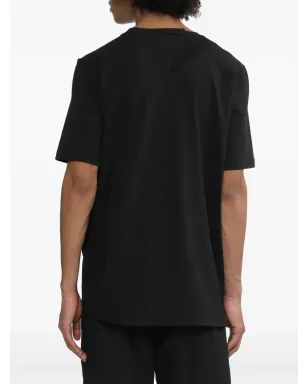 Post Archive Faction ラウンドネック コットンTシャツ - ブラック - サムネイル4