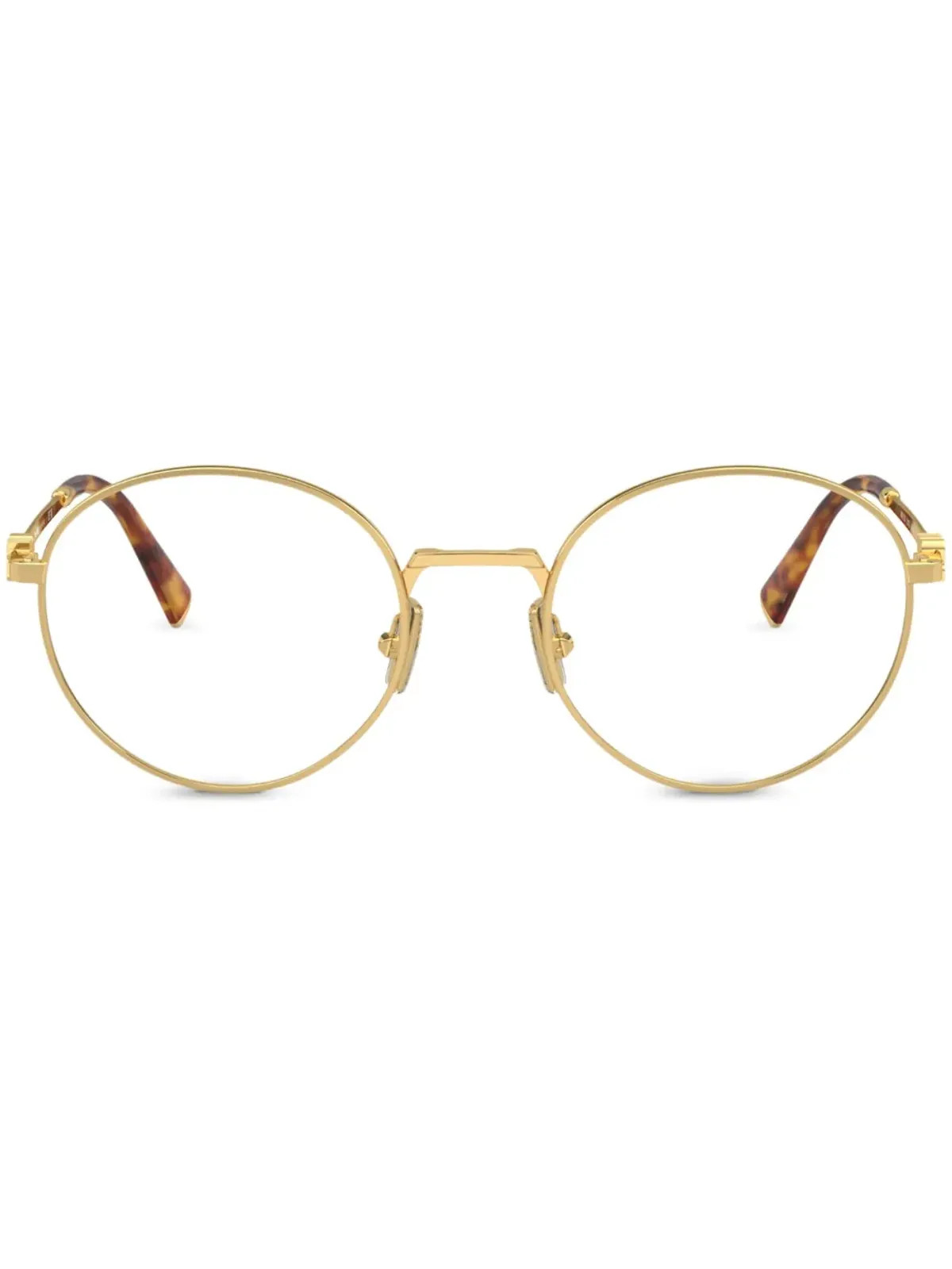 Miu Miu Eyewear 丸型フレーム眼鏡 - 画像1