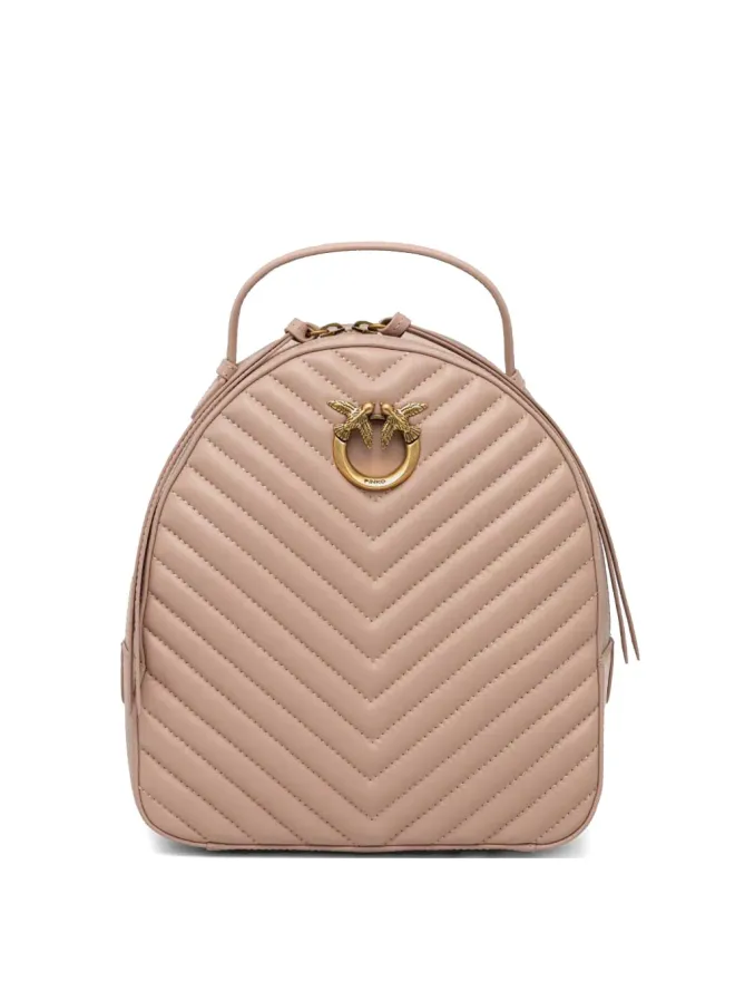 PINKO PINKO レザー バックパック - ニュートラルカラーの商品画像