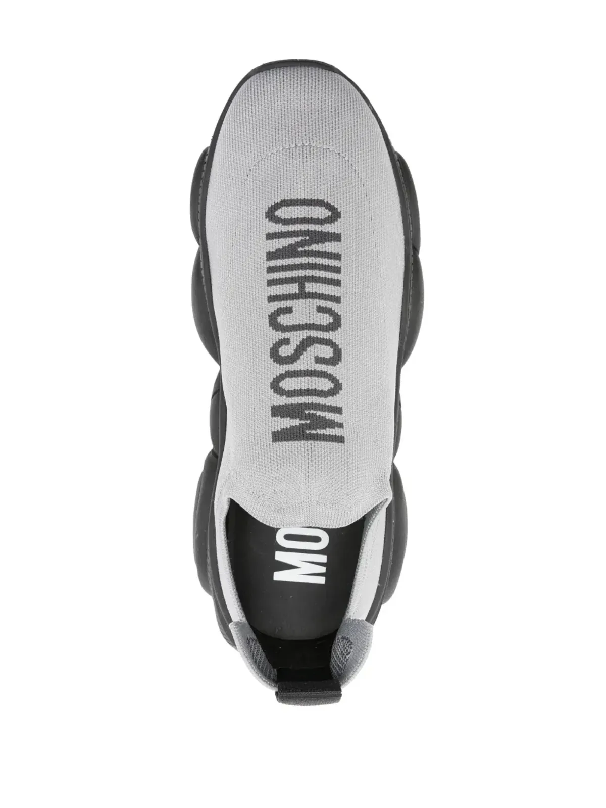 Moschino ロゴ入りイントアルシャ スリップオンスニーカー - グレー - 画像4