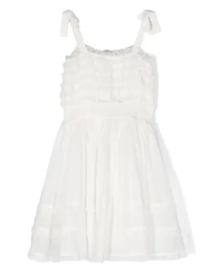 Philosophy Di Lorenzo Serafini Kids フリル付きコットンミニドレス - サムネイル1