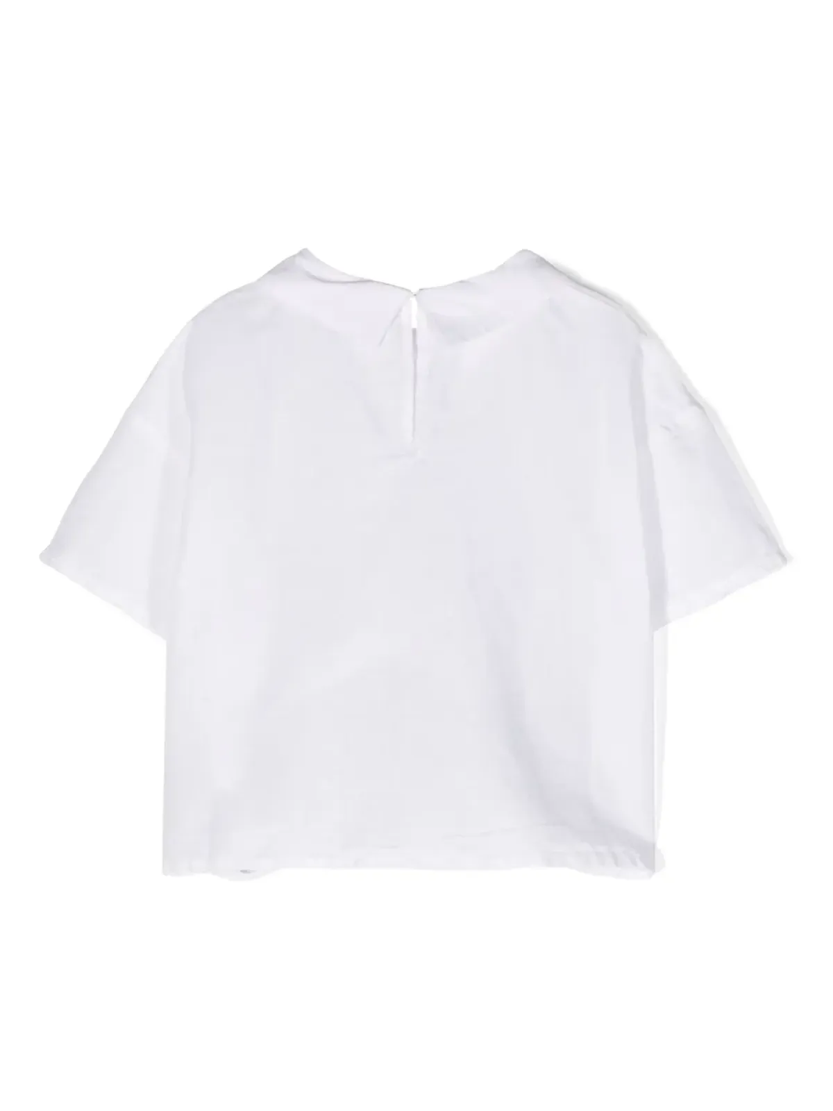 Ermanno Scervino Junior ロゴ刺繍ポロシャツ - 画像2