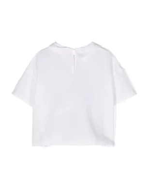 Ermanno Scervino Junior ロゴ刺繍ポロシャツ - サムネイル2