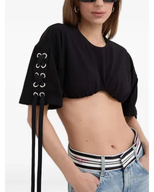 PINKO アイレットレースアップトップス - サムネイル3