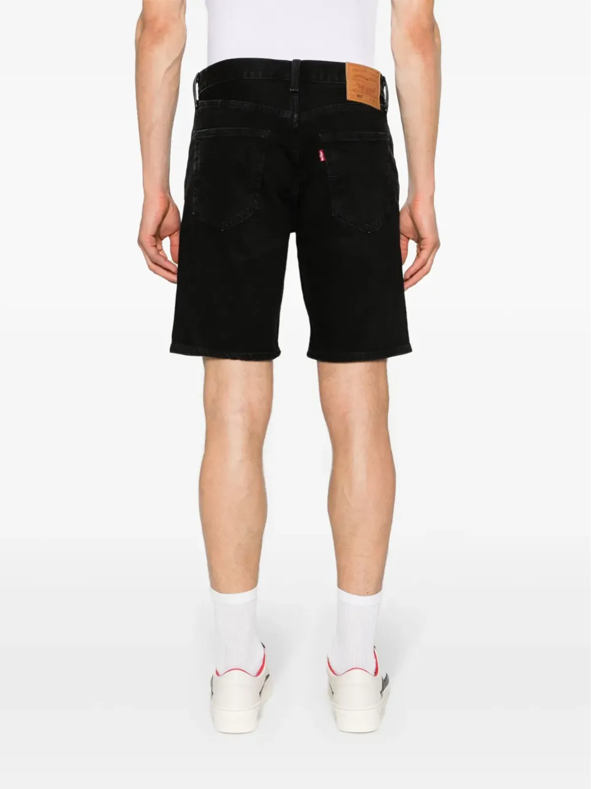 Levi's 501® ミッドライズ デニムショーツ ブラック - 画像4