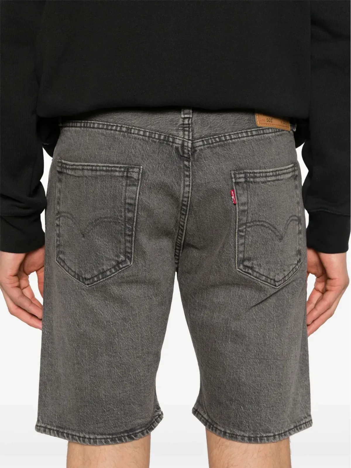 Levi's 501® オリジナル デニムショーツ グレー - 画像5