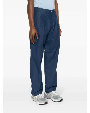 Stone Island ロゴプリントパンツ - ブルー - サムネイル3