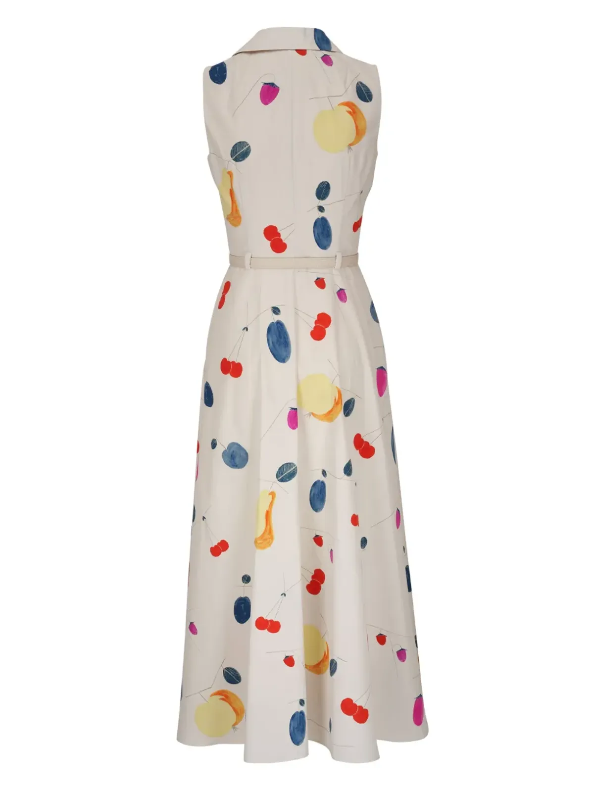 Akris abstract-print silk dress - Neutrals - 画像2