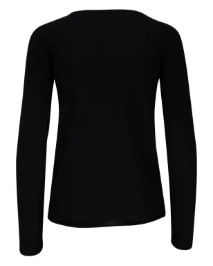 Majestic Filatures カシミヤセーター - ブラック - サムネイル2