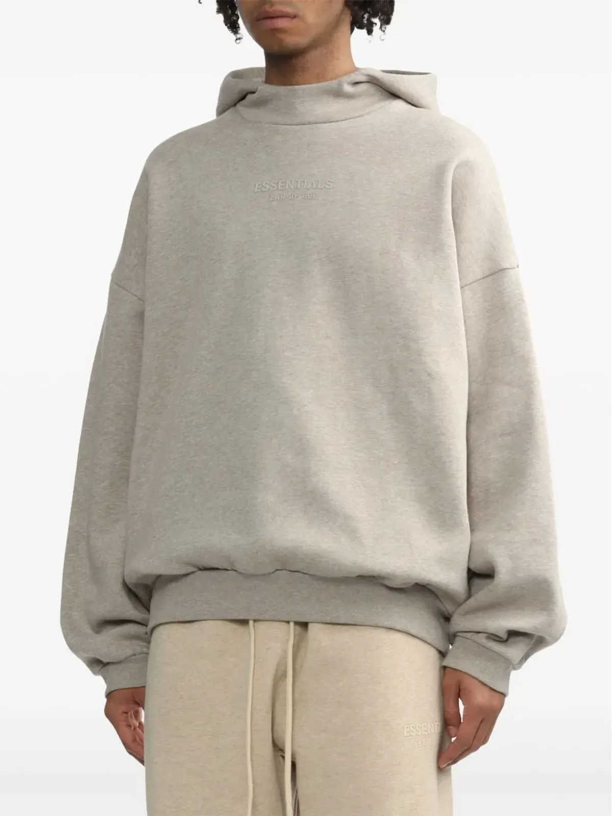 FEAR OF GOD ESSENTIALS コットン フーディー グレー - 画像3