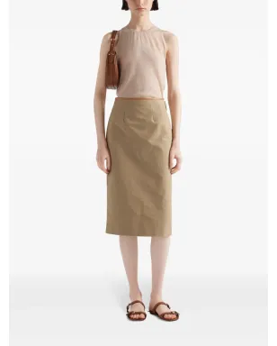 Prada セミシアーなカシミア タンクトップ - ニュートラルカラー - サムネイル2