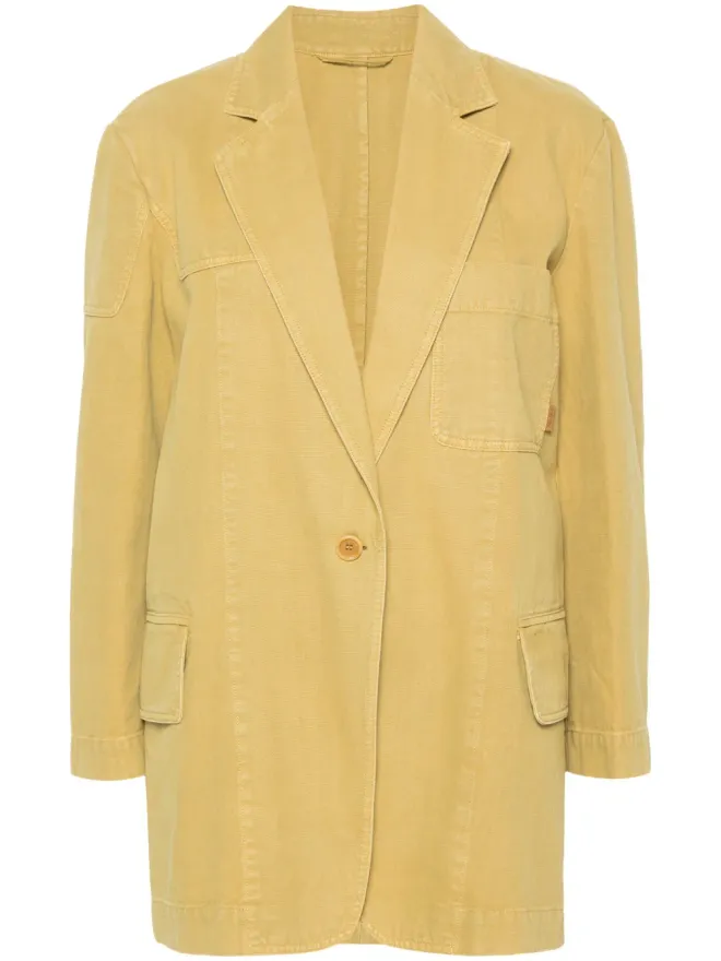 Max Mara Max Mara ディジー キャンバス地ジャケット - イエローの商品画像