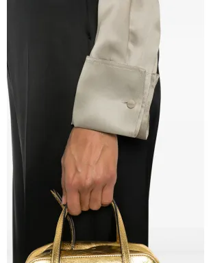 Max Mara ノラ シルクシャツ - グリーン - サムネイル5