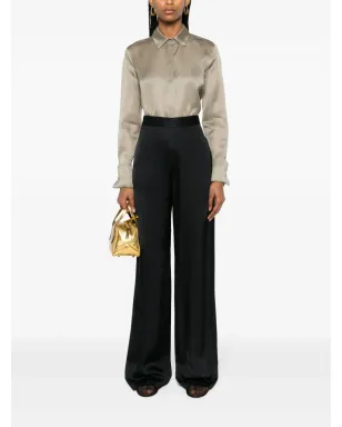 Max Mara ノラ シルクシャツ - グリーン - サムネイル2