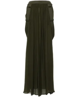 Max Mara ジェディ シルク マキシスカート - グリーン - サムネイル1