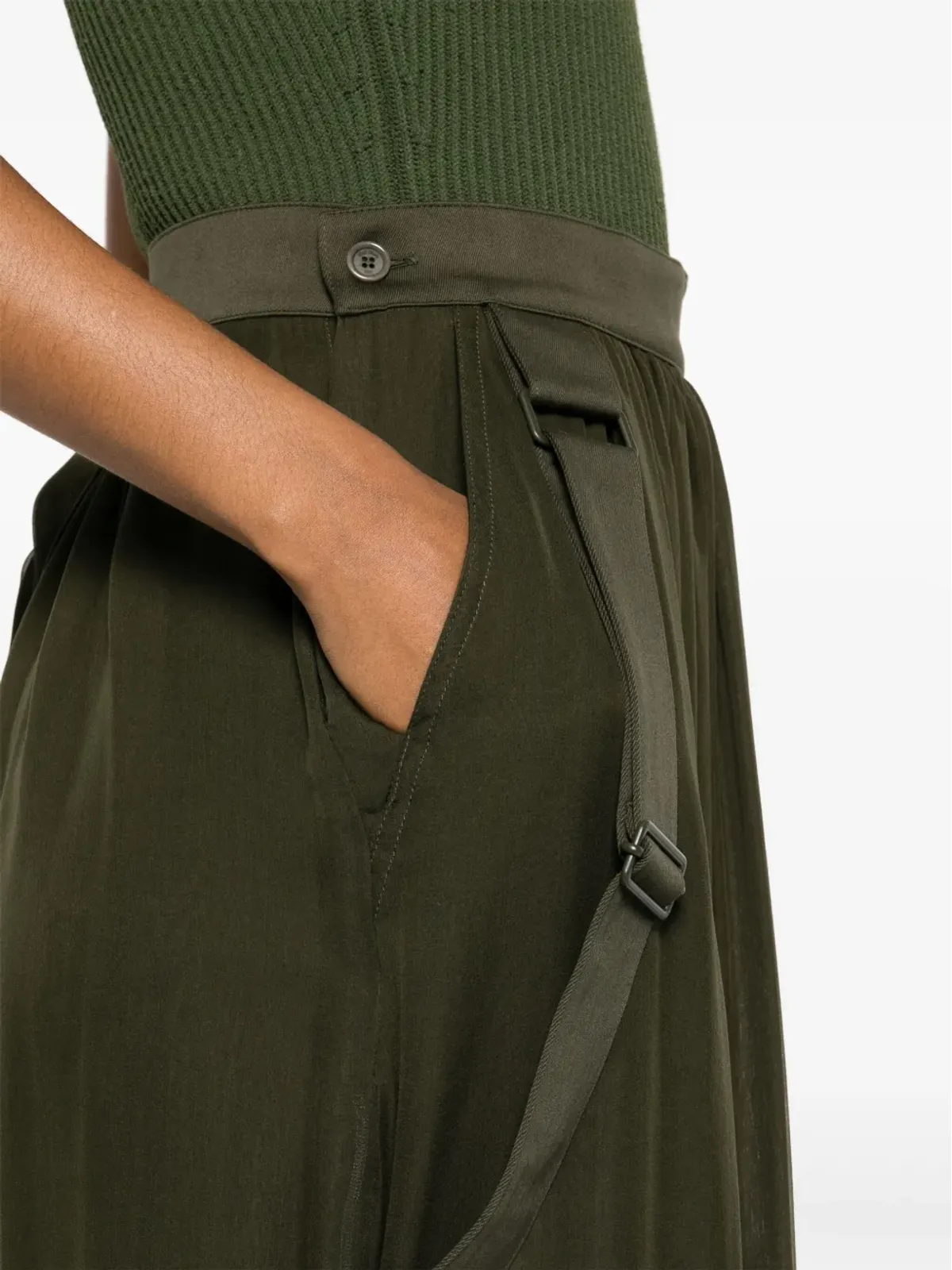 Max Mara ジェディ シルク マキシスカート - グリーン - 画像5
