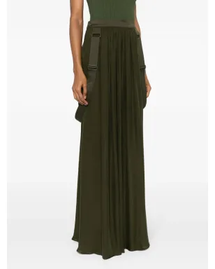 Max Mara ジェディ シルク マキシスカート - グリーン - サムネイル3