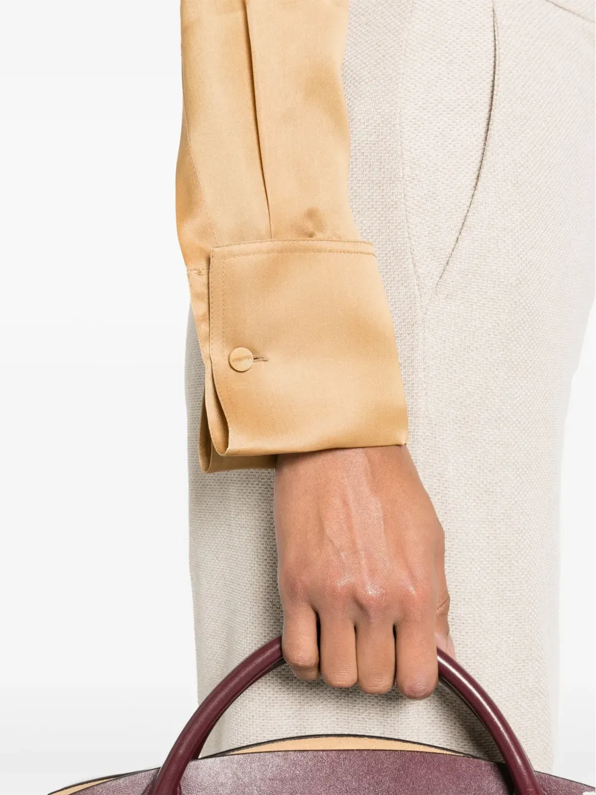 Max Mara Nola オーガンザ シャツ - ニュートラルカラー - 画像5