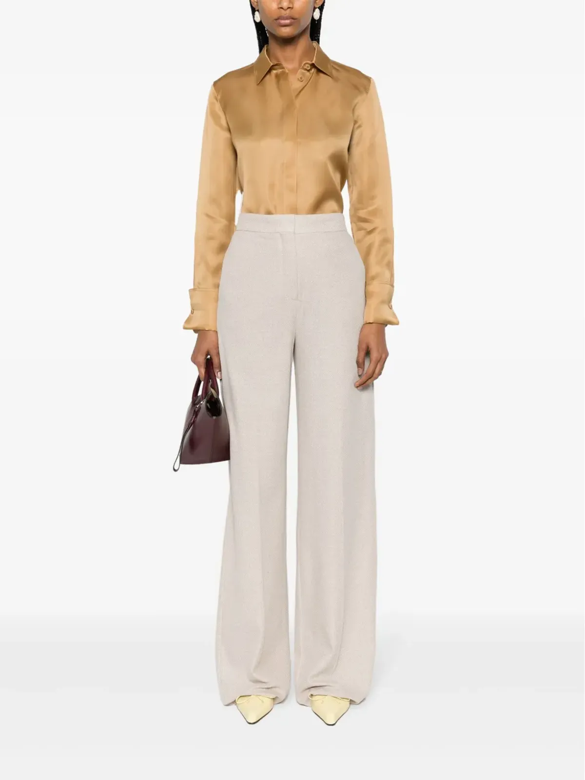 Max Mara Nola オーガンザ シャツ - ニュートラルカラー - 画像2