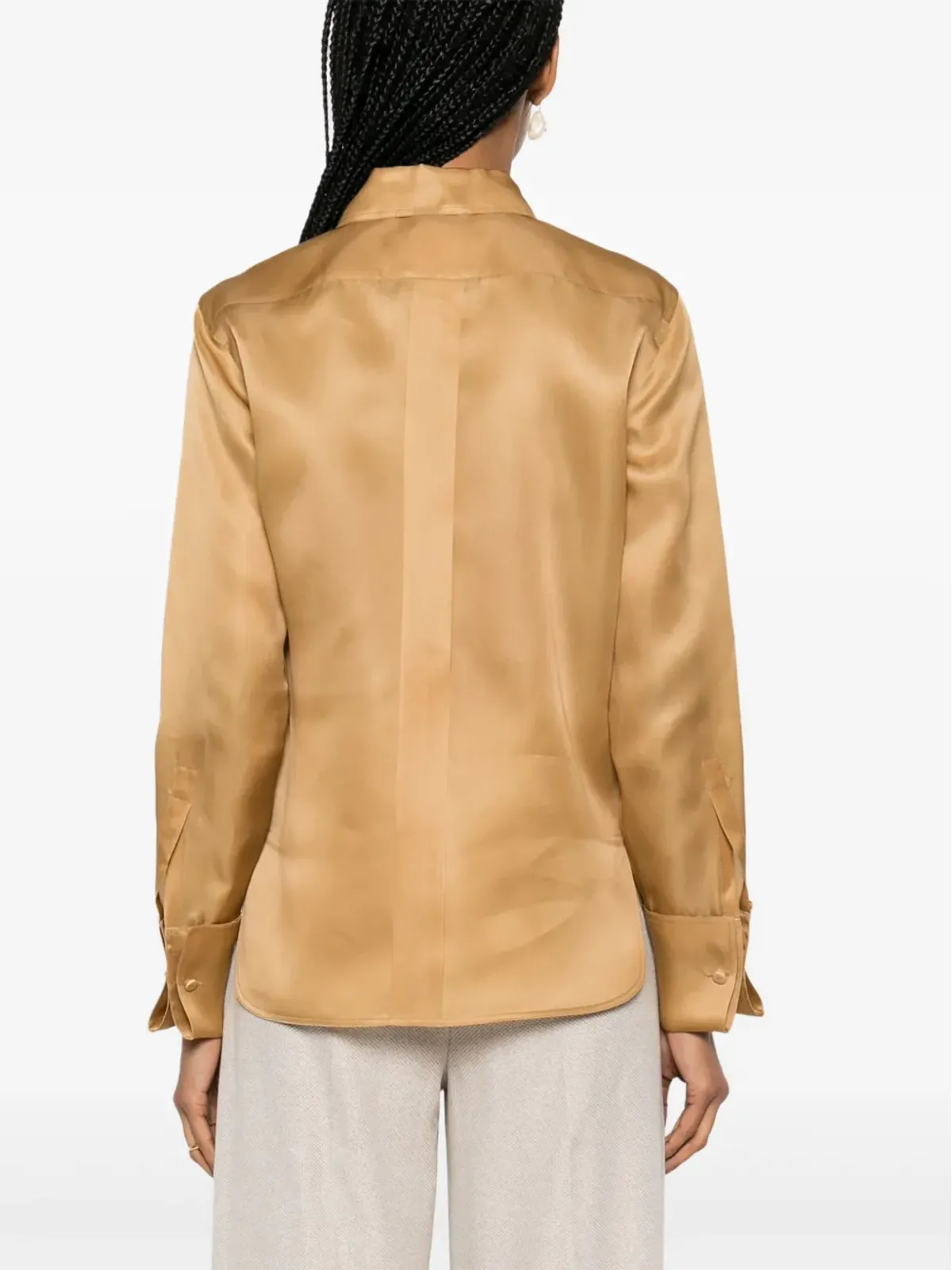 Max Mara Nola オーガンザ シャツ - ニュートラルカラー - 画像4