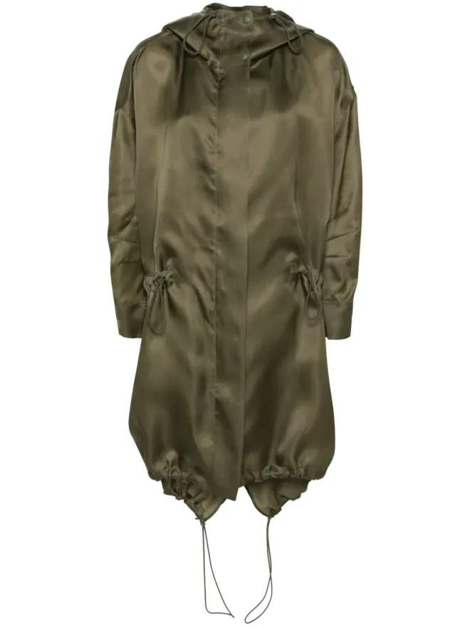 Max Mara Max Mara Tambuto オーガンザ ミディコート - グリーンの商品画像