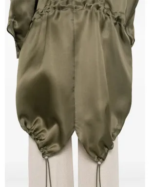 Max Mara Tambuto オーガンザ ミディコート - グリーン - サムネイル5