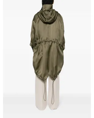 Max Mara Tambuto オーガンザ ミディコート - グリーン - サムネイル4