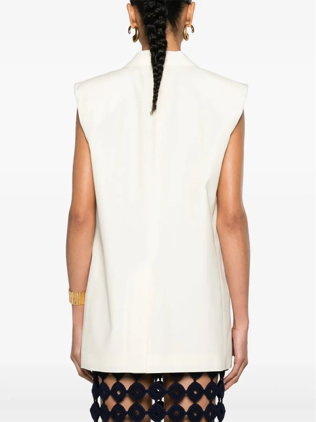 Fabiana Filippi シングルブレスト ベスト - 画像4