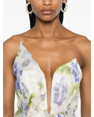 ZIMMERMANN Natura Draped ミニドレス - White - サムネイル5