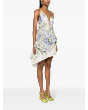 ZIMMERMANN Natura Draped ミニドレス - White - サムネイル3