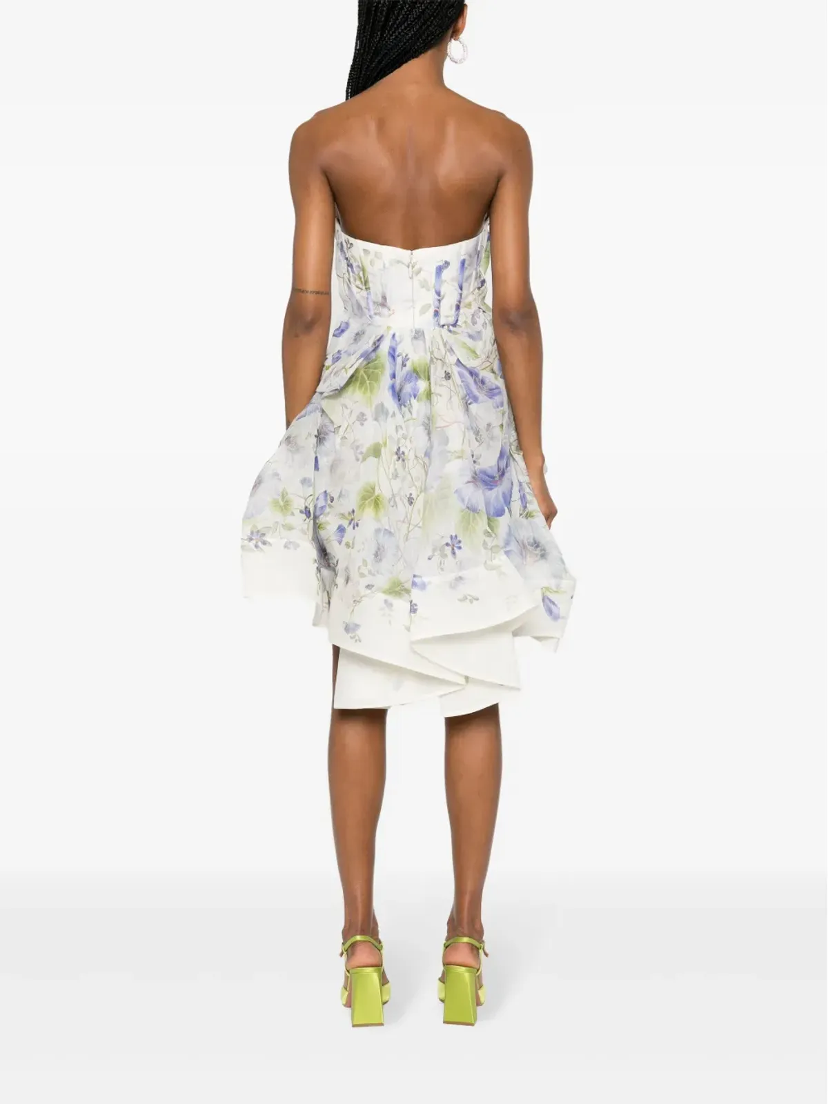 ZIMMERMANN Natura Draped ミニドレス - White - 画像4