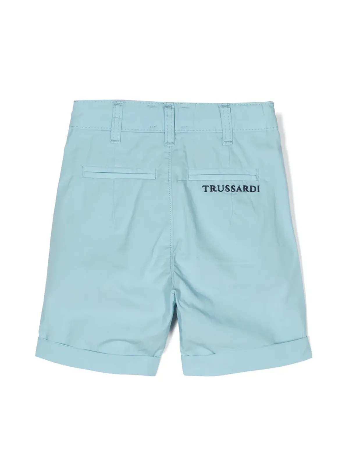 TRUSSARDI JUNIOR ロゴ刺繍入りチノショーツ - 画像2