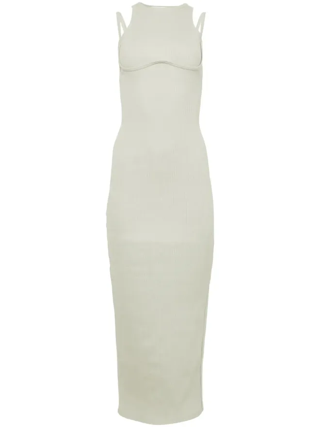 fleur du mal Fleur Du Mal ストラップ付きリブ編みマキシドレスの商品画像