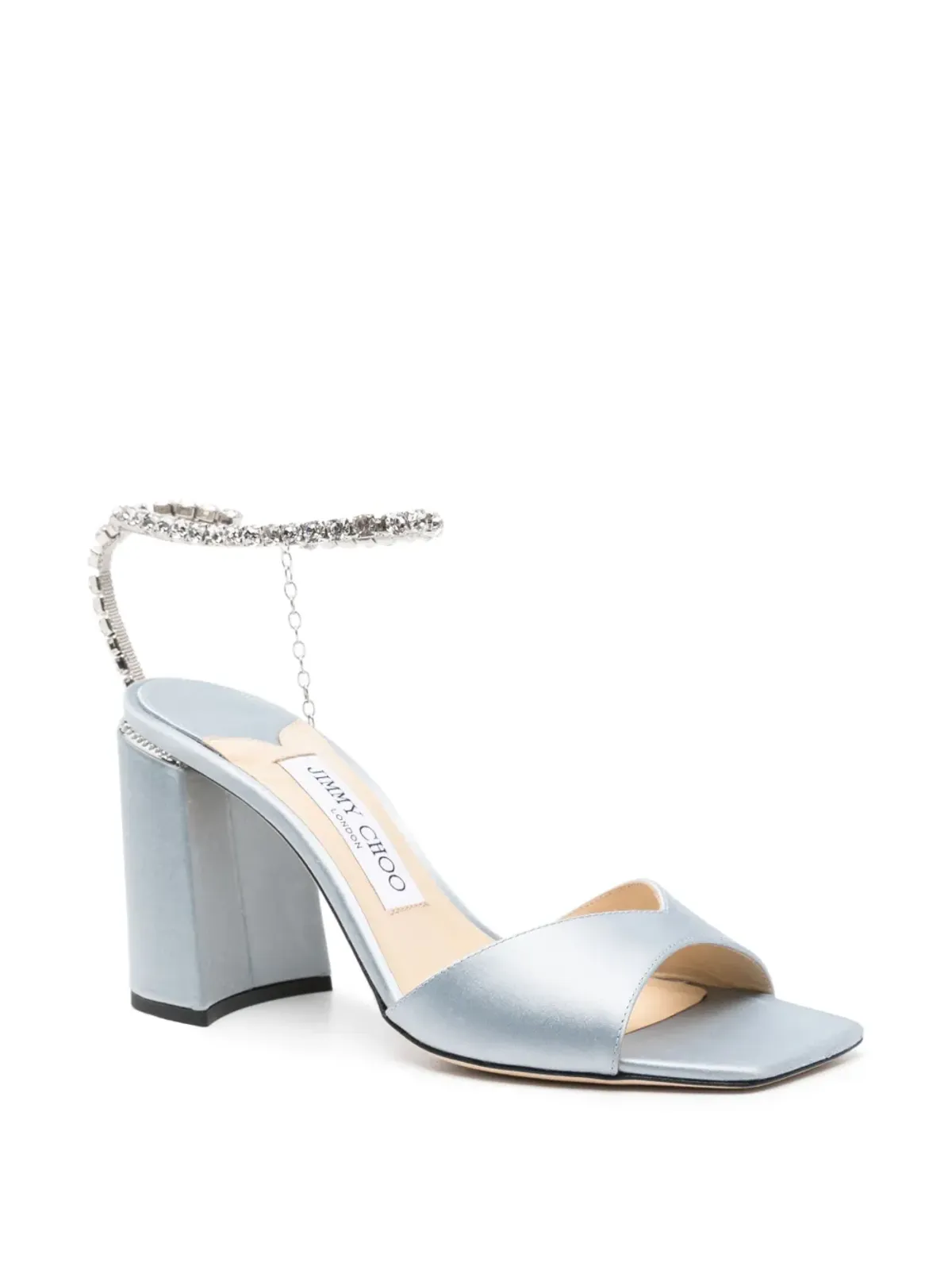 Jimmy Choo Saeda クリスタルストラップ サンダル - 画像2