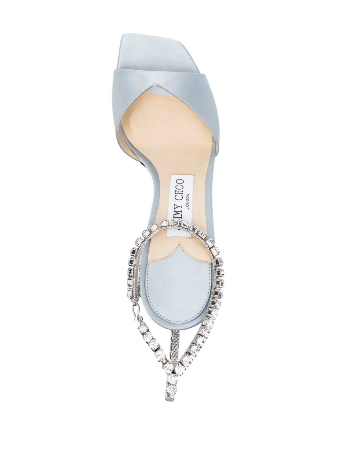 Jimmy Choo Saeda クリスタルストラップ サンダル - 画像4