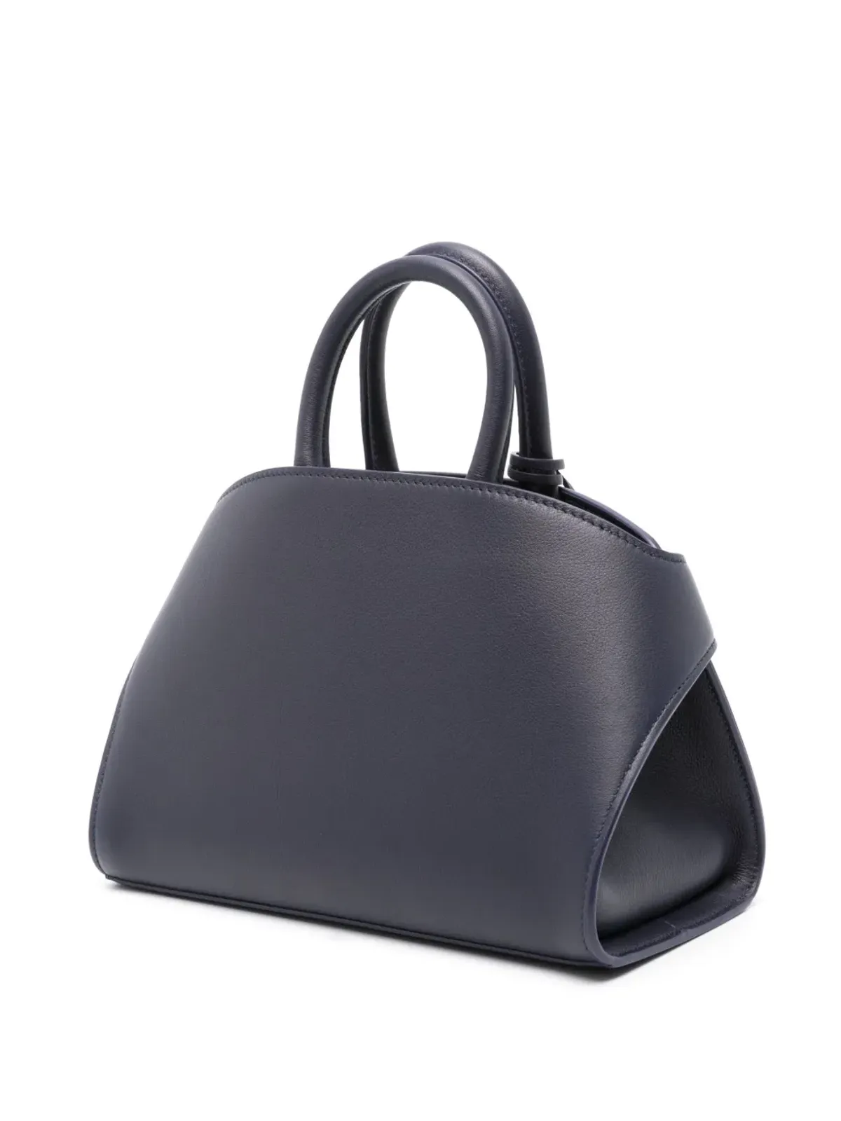 Ferragamo ロゴプリント レザートートバッグ ブルー - 画像3