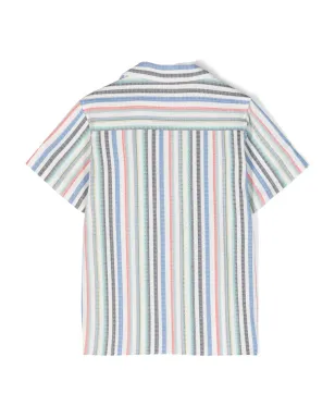 Scotch & Soda ストライプ キャンプカラー シャツ - サムネイル2