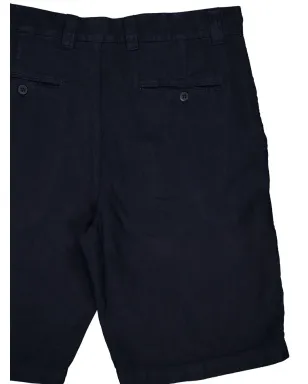 120% Lino ミッドライズリネン ベルマダショーツ - ブルー - サムネイル4