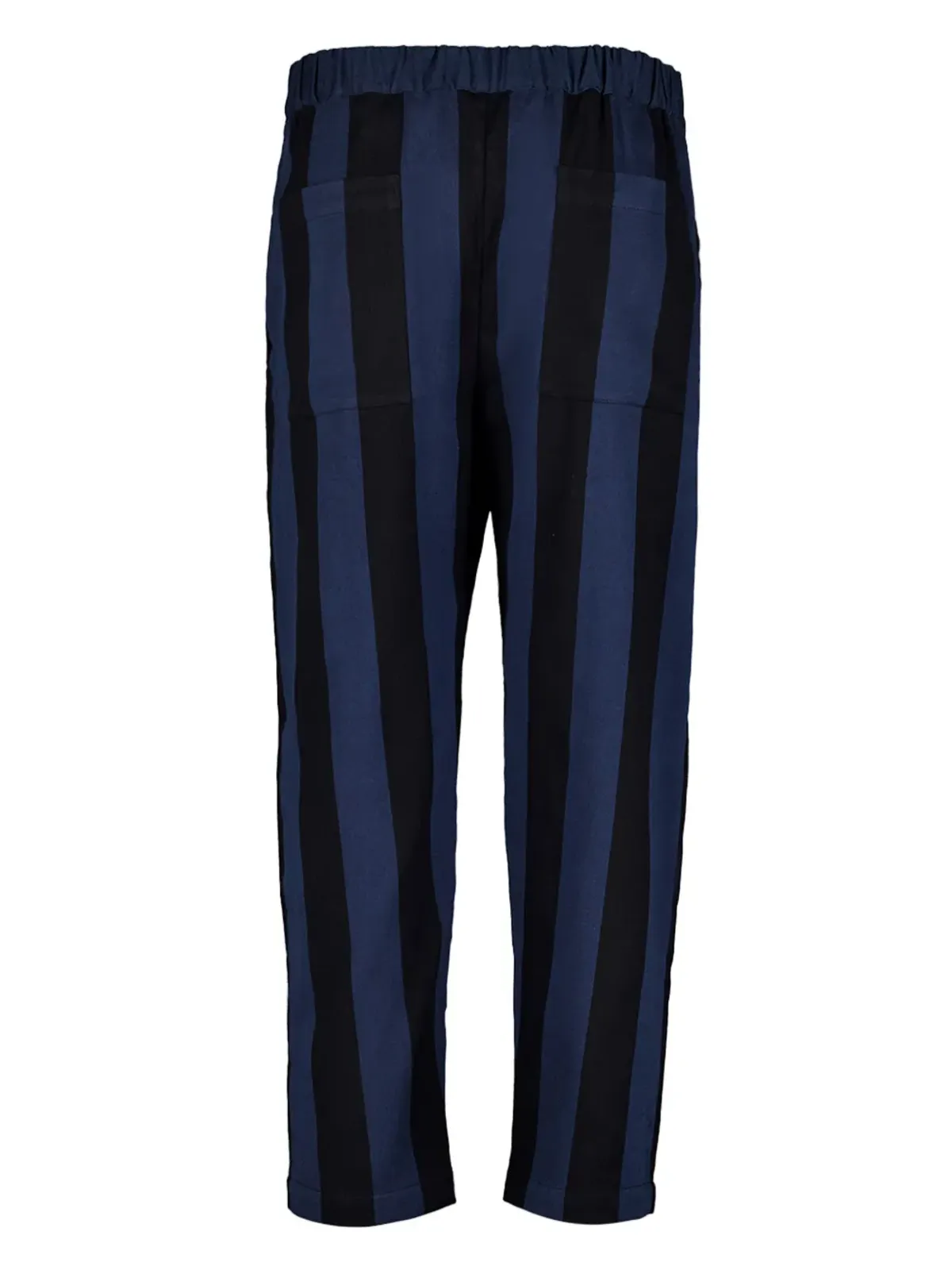 Marrakshi Life striped cotton trousers - Black - 画像2