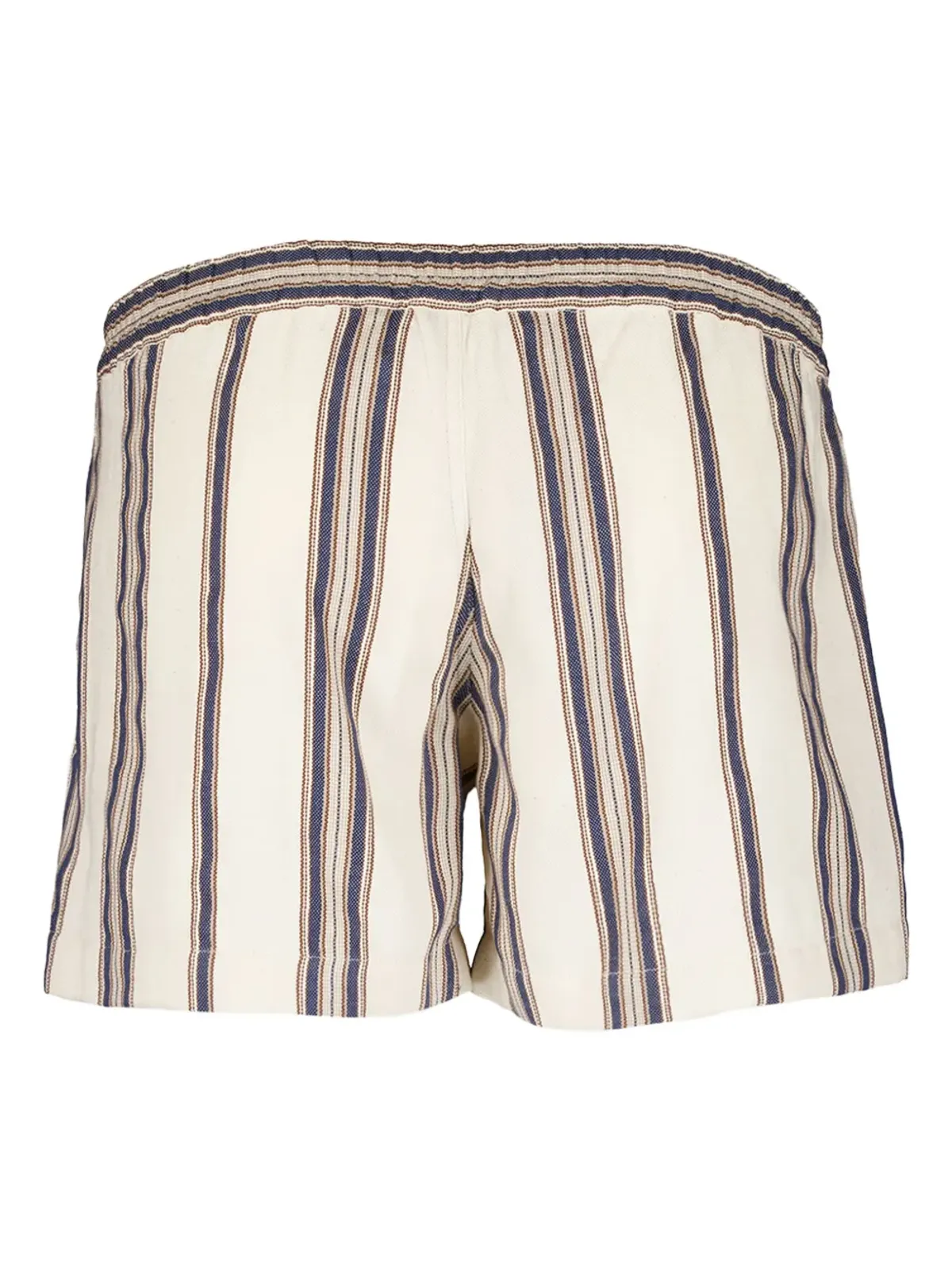Marrakshi Life striped elasticated-waist shorts - White - 画像2