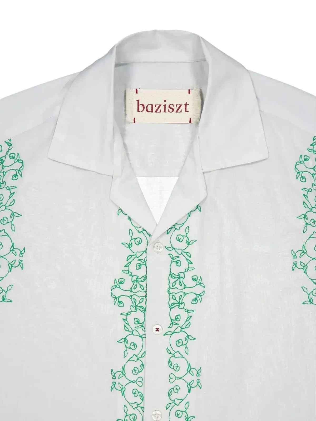 Baziszt 刺繍シャツ - ホワイト - 画像3