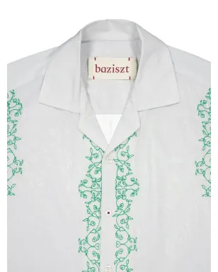 Baziszt 刺繍シャツ - ホワイト - サムネイル3